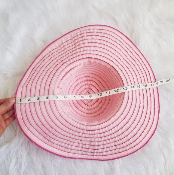 Pink Ribbon Floppy Sun Hat - Picture 7 of 7